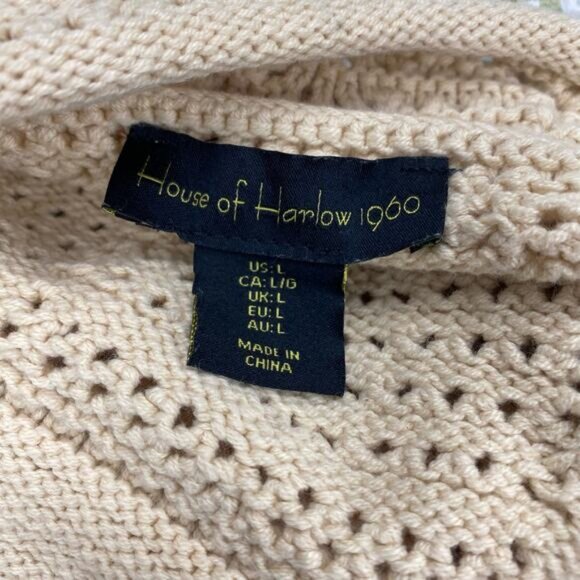 House of Harlow Womens Crop Sweater Tank Top Large - Picture 6 of 6